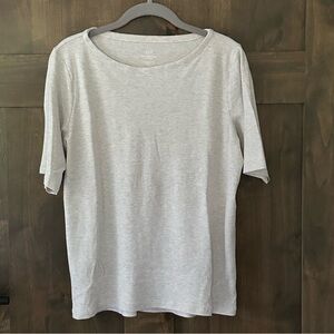 NWOT J. Jill Women’s Simply Supima Elbow Sleeve Tee